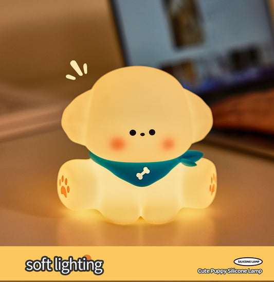 Cute Puppy Silicone night light