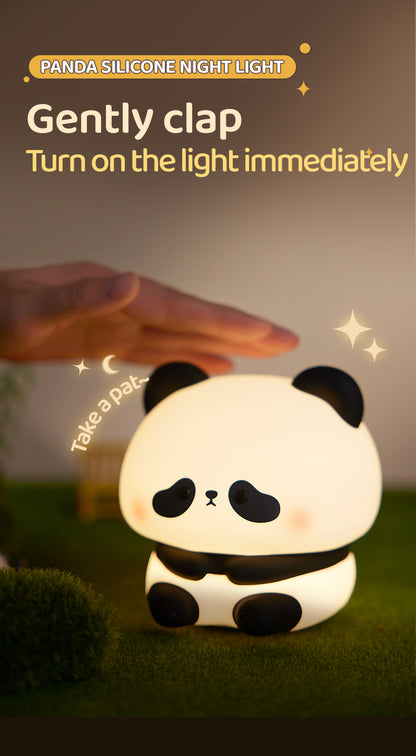 Panda silicone night light