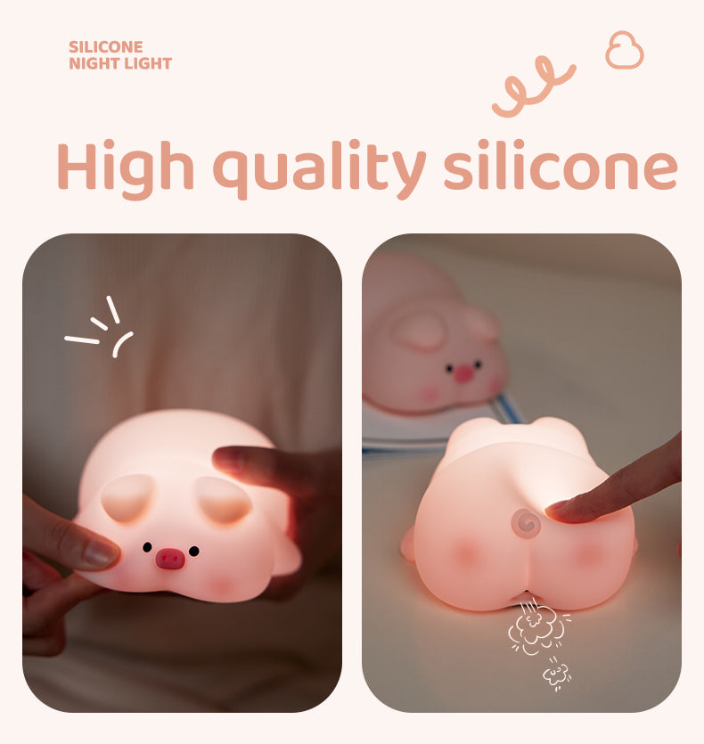 Piggy Bottom Silicone Night Table Lamp