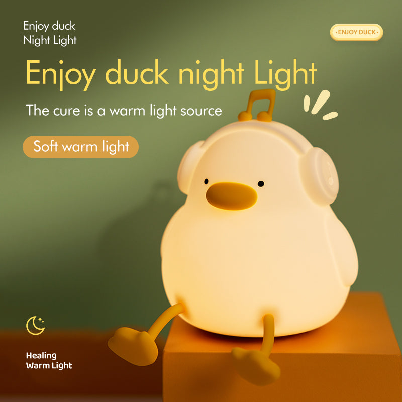 Happy duck night table lamp