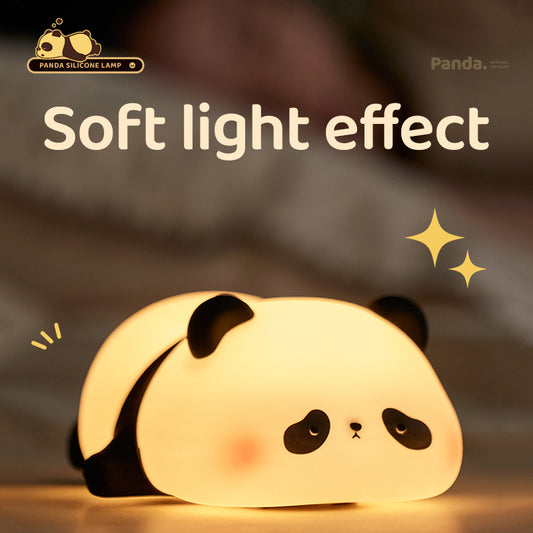 Cute Panda Silicone Night Table Lamp