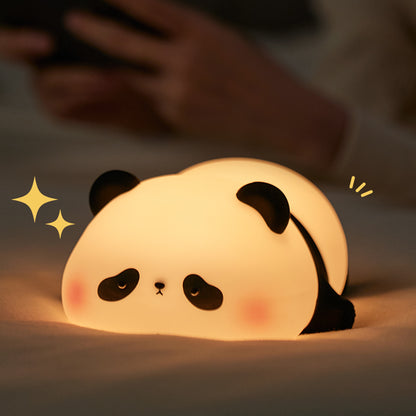 Cute Panda Silicone Night Table Lamp