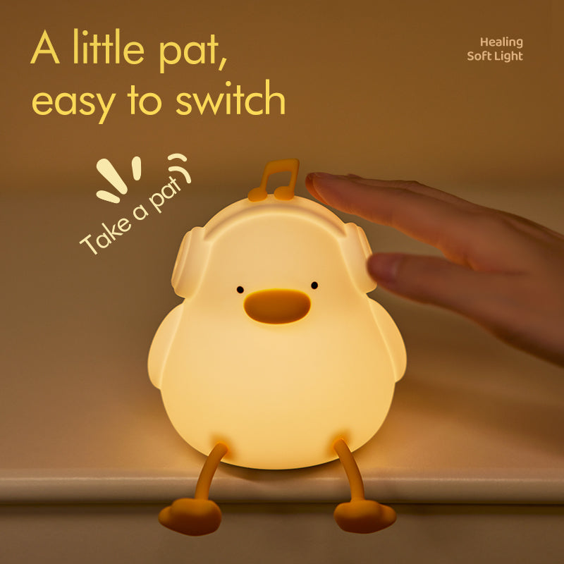 Happy duck night table lamp