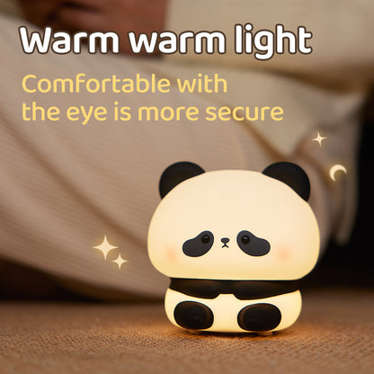 Panda silicone night light