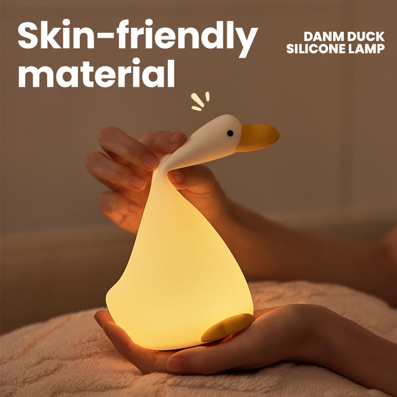 Dream duck silicone small night lamp