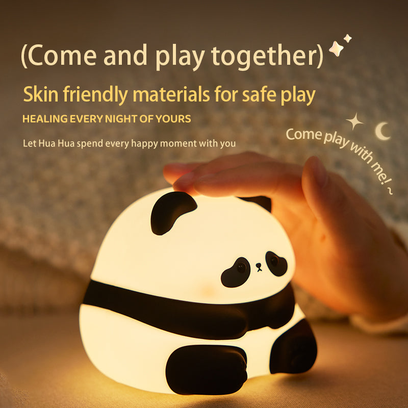 Panda HuaHua silicone night light