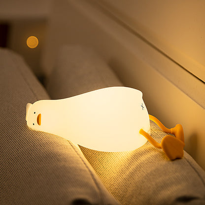 Lie in peace duck sleep lamp