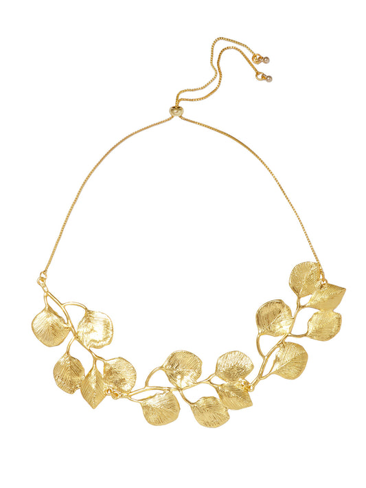 Creative Design Leaf Gold Necklace